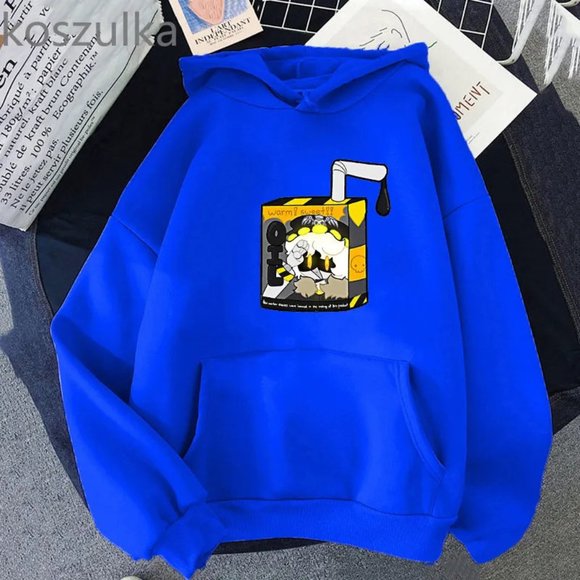 Unisex Hoodie MURDER DRONES Drink Milk, Long Sleeve Casual,All Season Sweatshirt - Picture 2 of 10